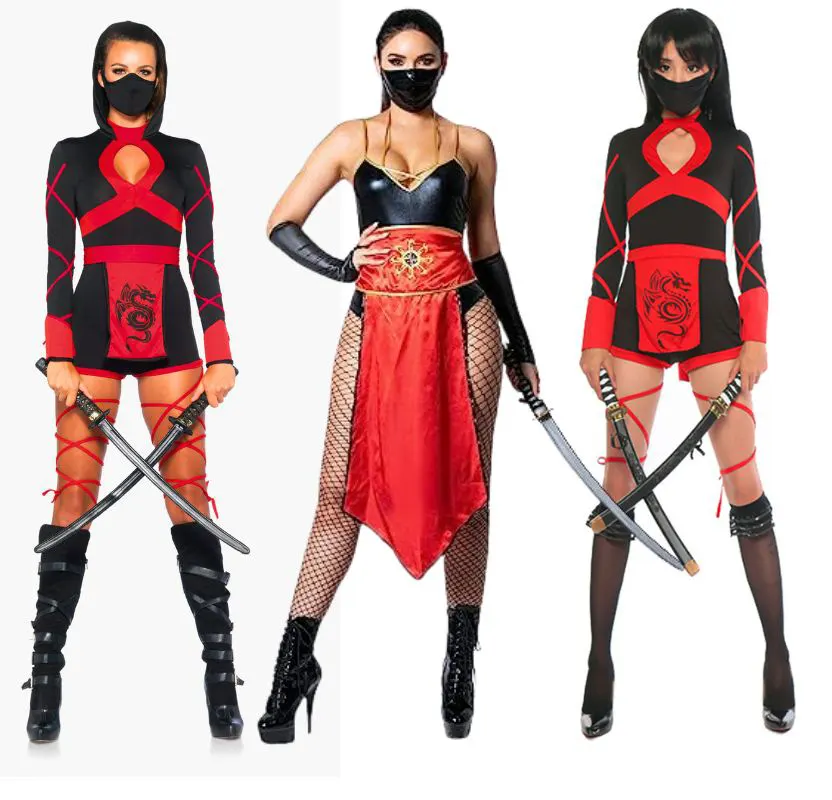 Female ninjas wear revealing outfits