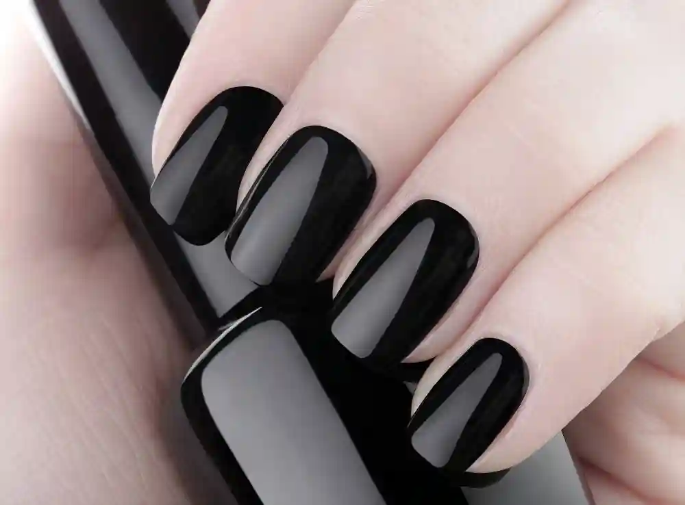 Black nail polish