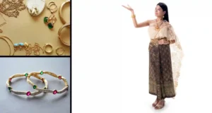What color jewelry goes with copper dress