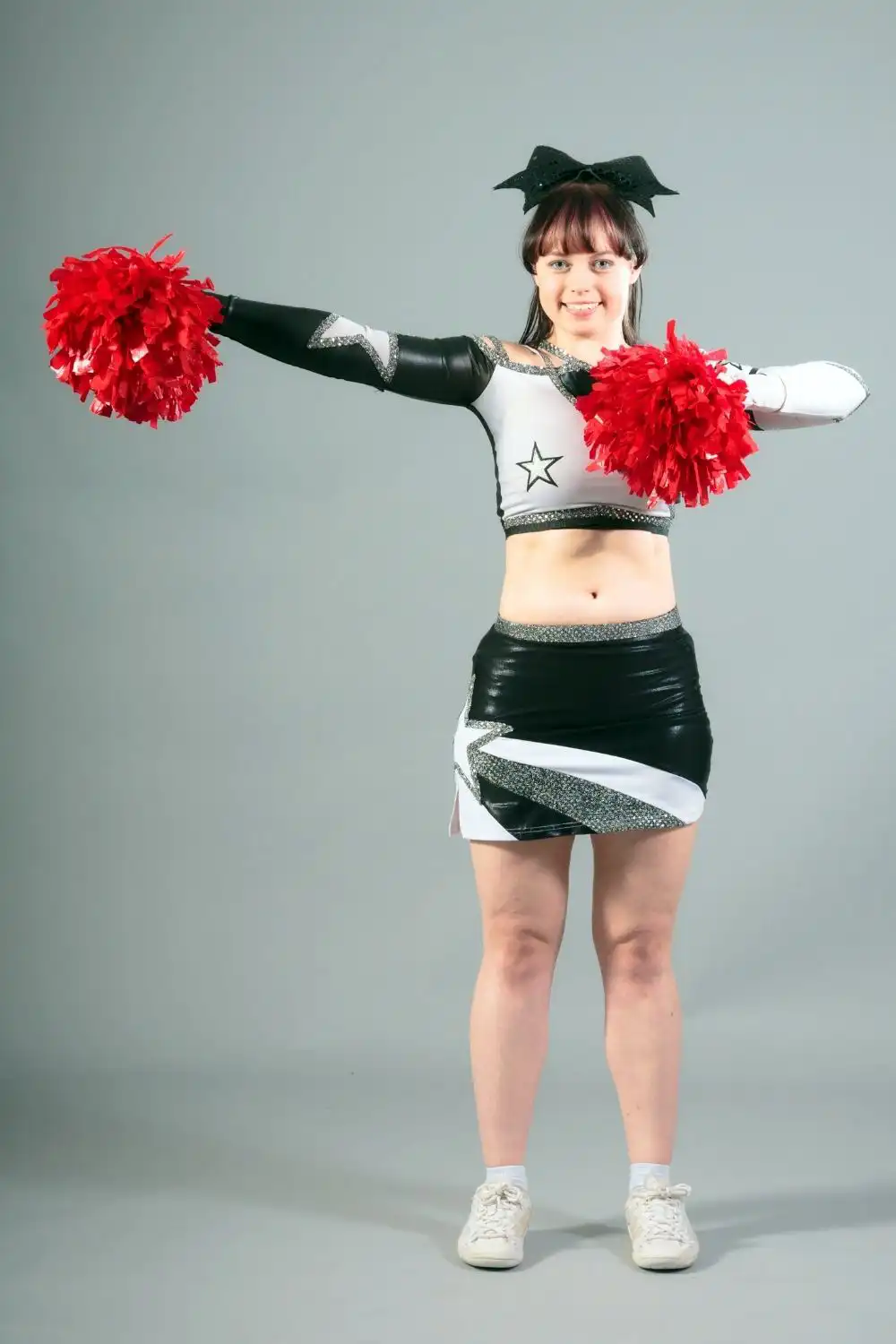 Cheerleader girl posing
