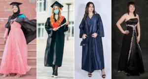 What to wear under graduation gown female