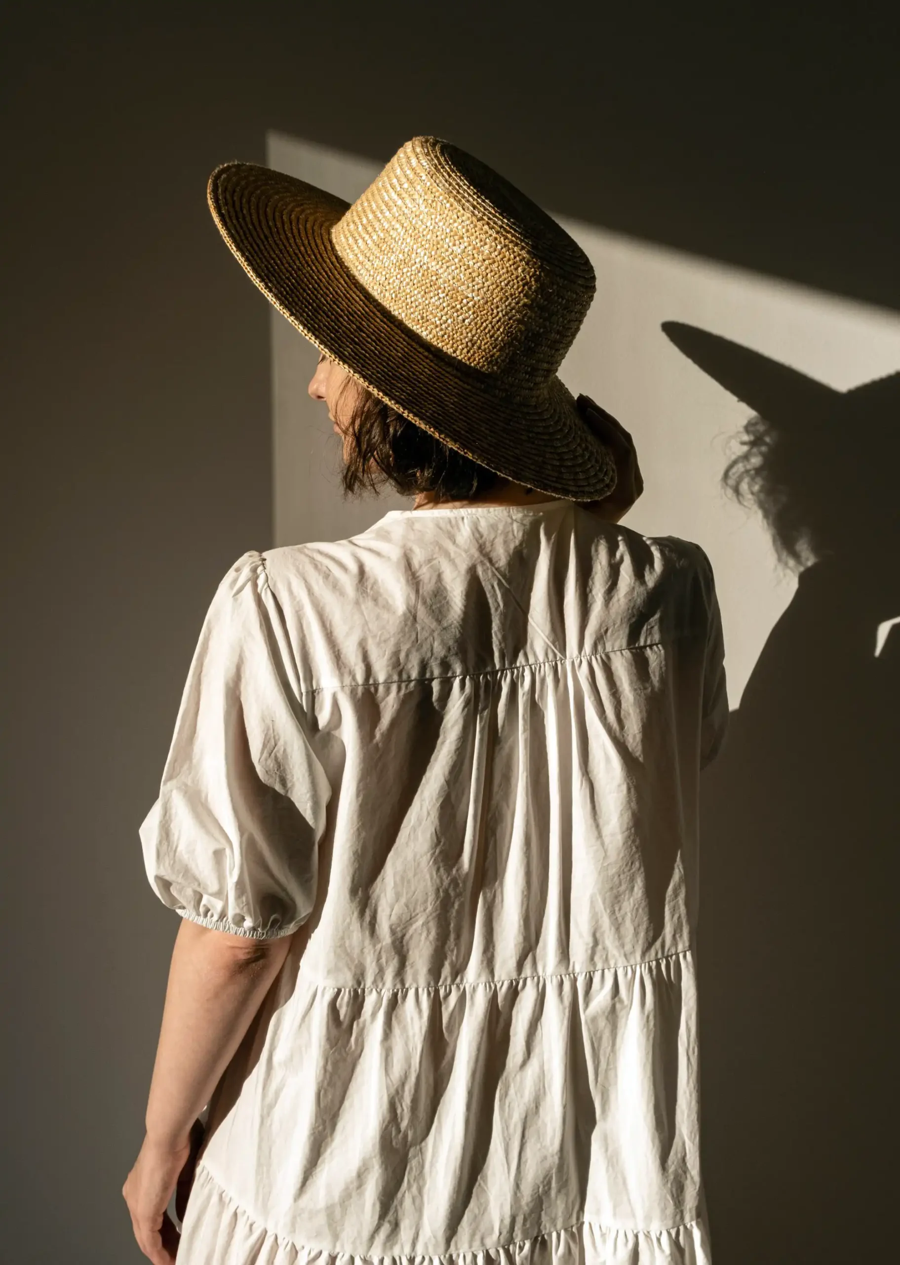 Woman in Big Hat